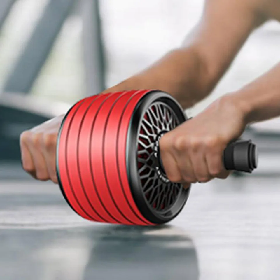 

New No Noise Abdominal Wheel with Mat 2 in 1 roller & Jump Rope For Arm Waist Leg Exercise Gym Fitness Equipment