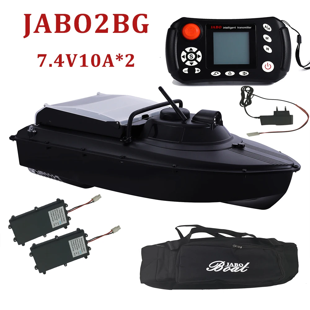 

JABO2BG-7.2V*2+knapsack German Warehousing GPS Auto navigation bait boat Auto baiting robot delivery Store 16 points