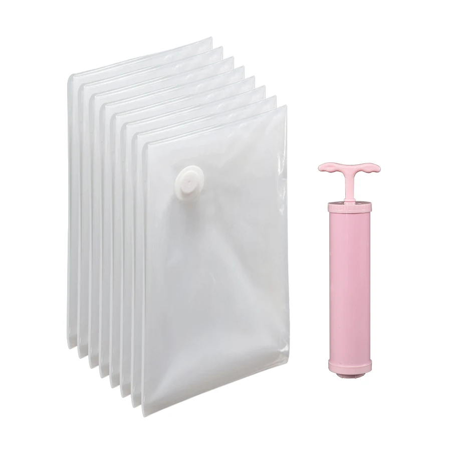 

Compression Storage Bag Space Saver Vacuum Bag For Sheets Which Won't Make The Clothes Easy To Deform, Tansparent