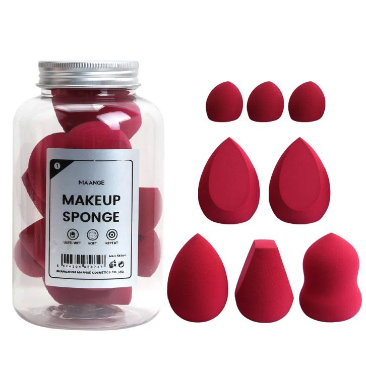 

Low Moq Custom Private Label Beauty Latex Free Material Makeup Sponge Powder Puffs Makeup Sponges