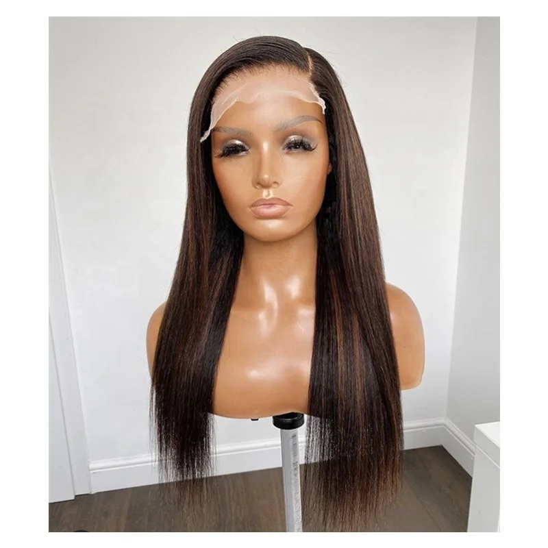 

New Arrival 5X5 HD Lace Closure Wigs With Highlight Color 100 Percent Human Hair