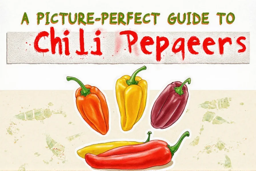 Picture Chili Pepper on Plate