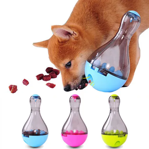 

Pet Educational Football Toys Dogs and Cats Automatic Dry Food Dispenser Feeder