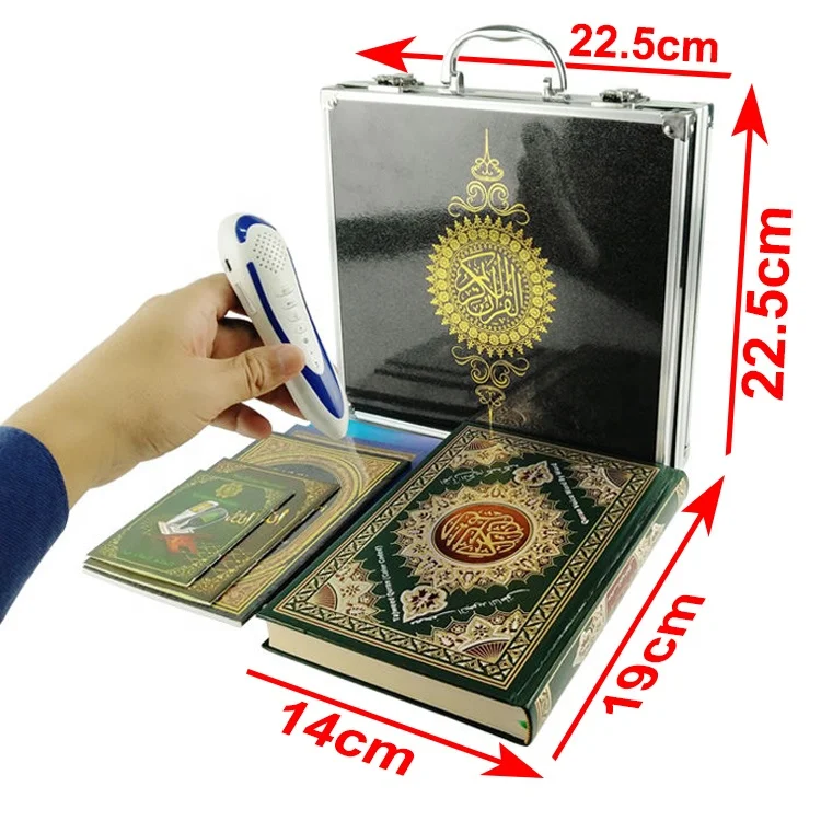 

Factory Price Islamic Gift Set Muslim Koran Book Read Coran Learning Mp3 Digital Reading Talking Player Holy Al Quran Pen Reader