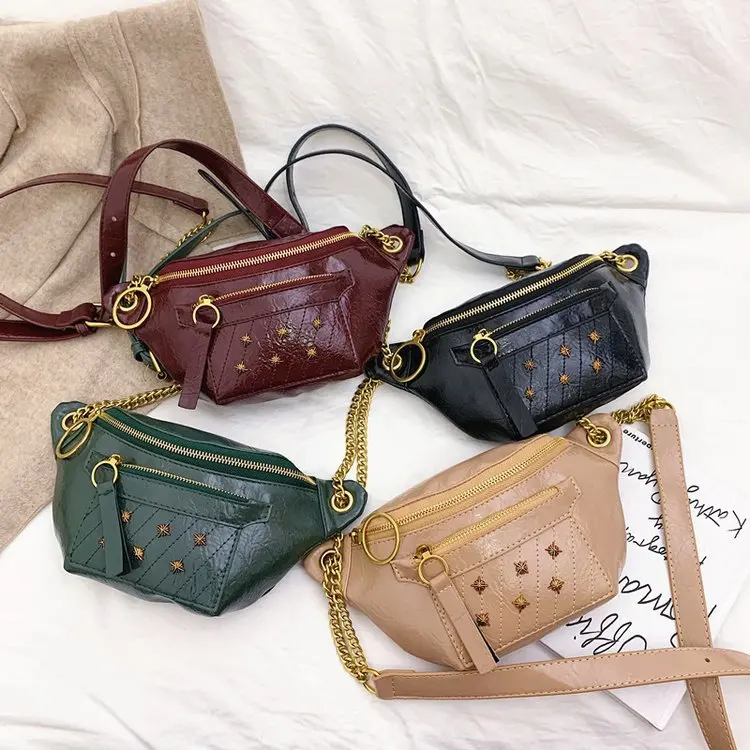 

Qetesh Wholesale New Casual Women Pu Single Shoulder Leather Handbags, Customizable