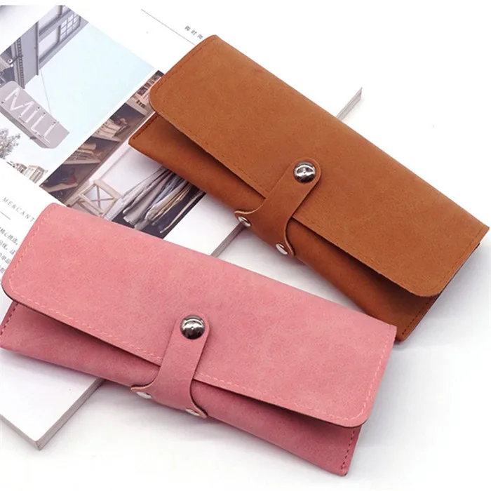 

color hotsale PU leather sunglasses bag fancy Eyewear glasses pouch