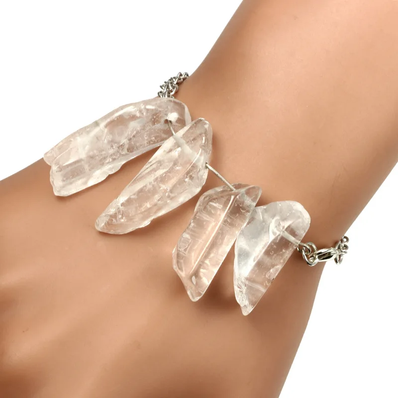 

Natural healing crystal gemstone stone bracelet for women jewelry, As pic