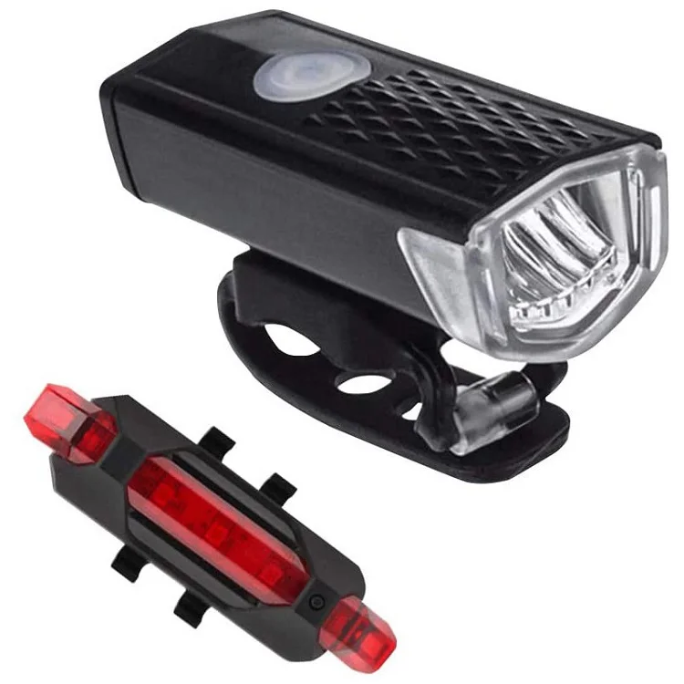 

USB Rechargeable Bicycle Accessories Front and Rear Lighting Modes Powerful LED Bicycle Lights