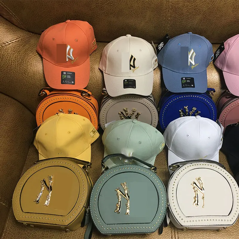 

Wholesale Chain Trendy Furry Purses and Hat Fur Handle Fashion Designer Bucket Handbags Hat and Purse Set for Women, Colors