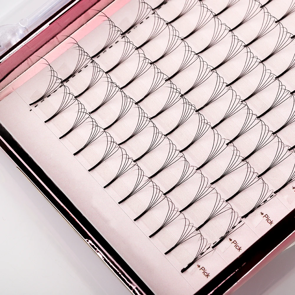 

premade volume lashes fans 2d 3d 4d 5d 6d 7d 8d lashes 0.05 0.07mm long root Eyelash Extension