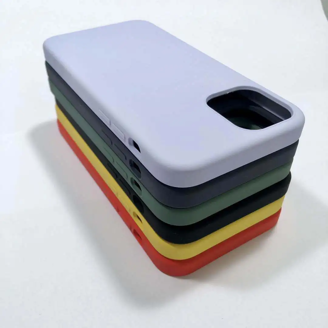 

Ultra Slim Fit Liquid 3D Mobile Phone Silicone Gel Rubber Cover Case For iPhone 12 Pro with Full Protection Customized logo