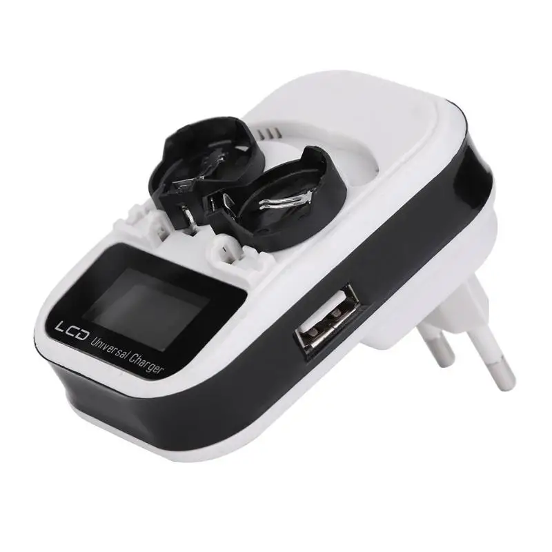 

Free ship 3.6V LCD EU Plug Button Battery Charger Rechargeable for LIR2016/LIR2025/LIR2032/ML2016/ML2025/ML2032