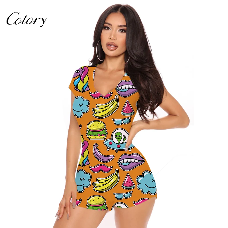 

Colory Suits For Bodysuit Sleepwear Women Pants Set, Picture shows