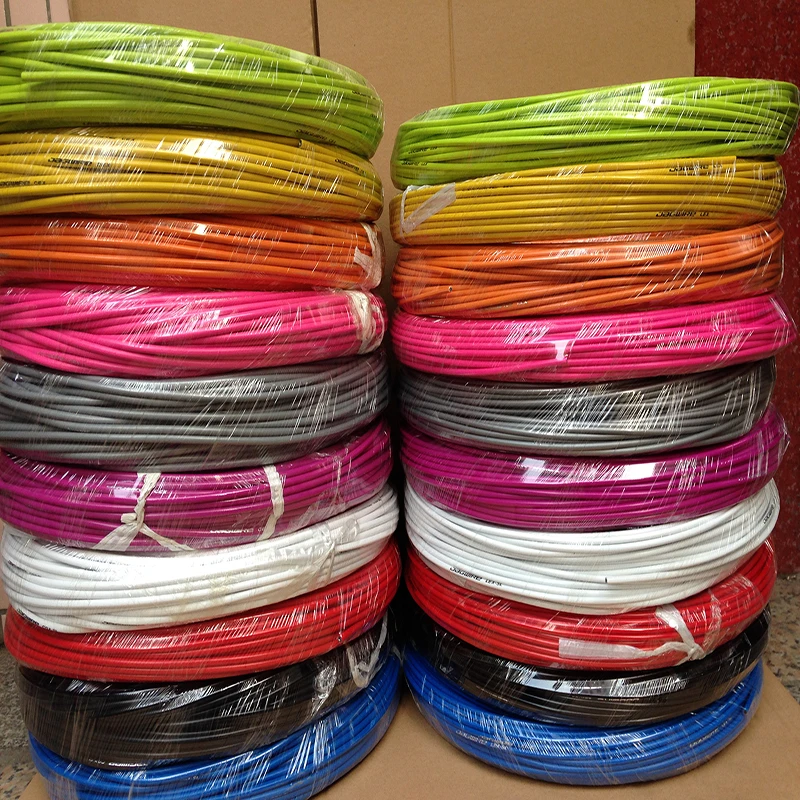 

wholesale mountain bike brake housing road folding cycling bicycle shift cable 4mm/5mm line pipe wire bike accessories, Black white blue red purple pink yellow gray green orange