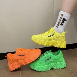 New Designer Korean Platform Sneakers Casual Shoes