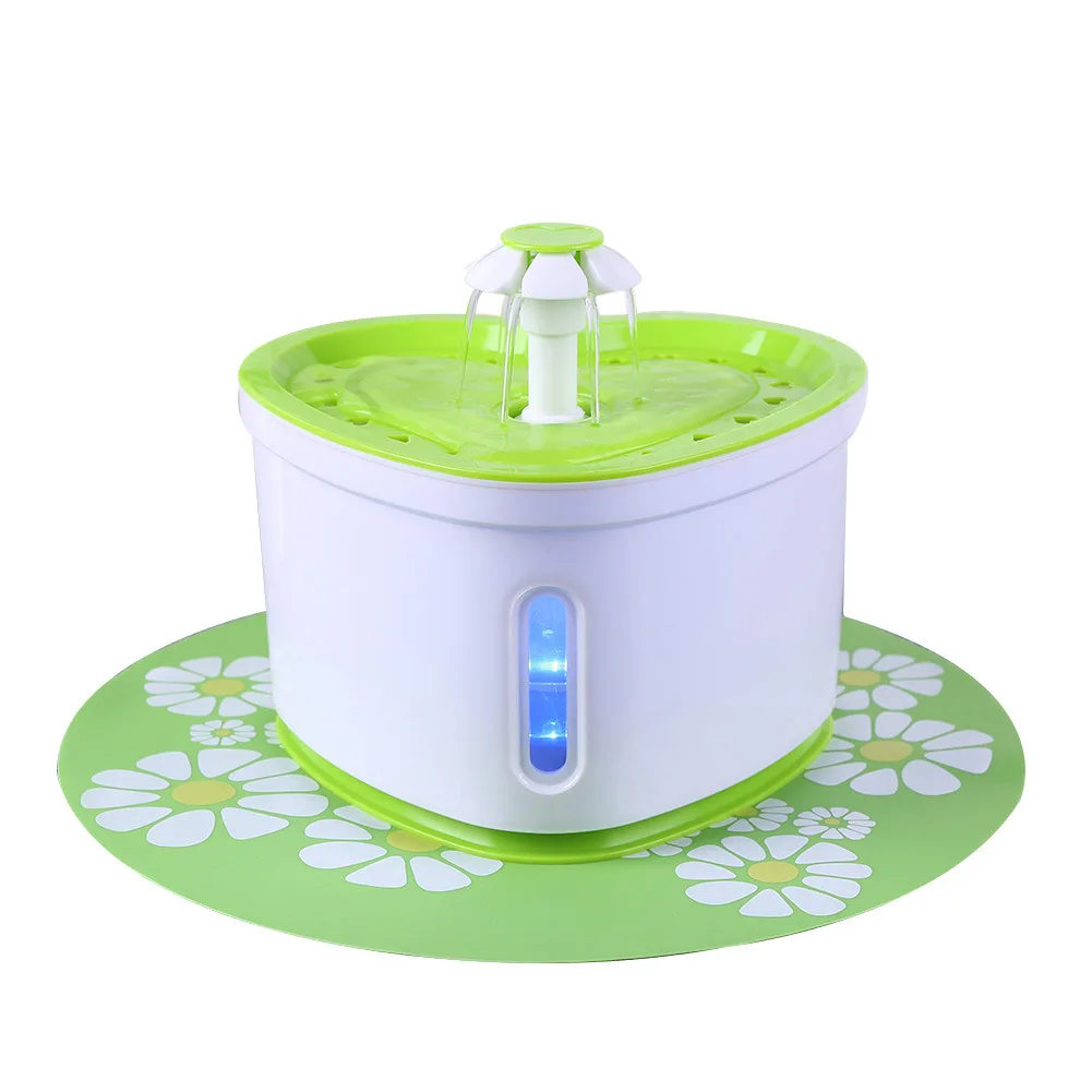 

Wholesale Custom LED Pet Fountain Automatic Cat Water Fountain Dog Water Dispenser, Pink, white, mint green