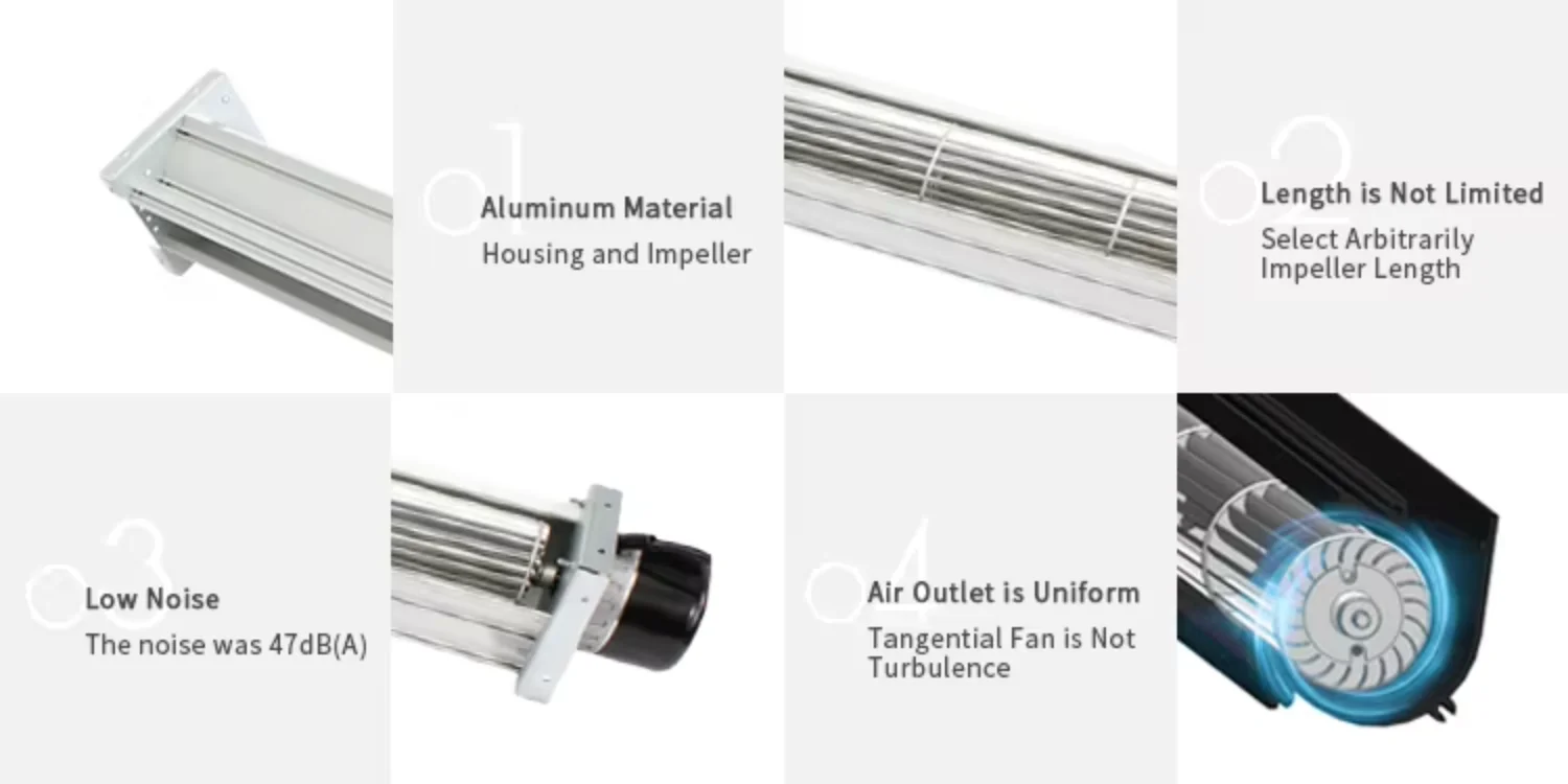 Cross Flow Fan, 24V, Tangential - detail 8