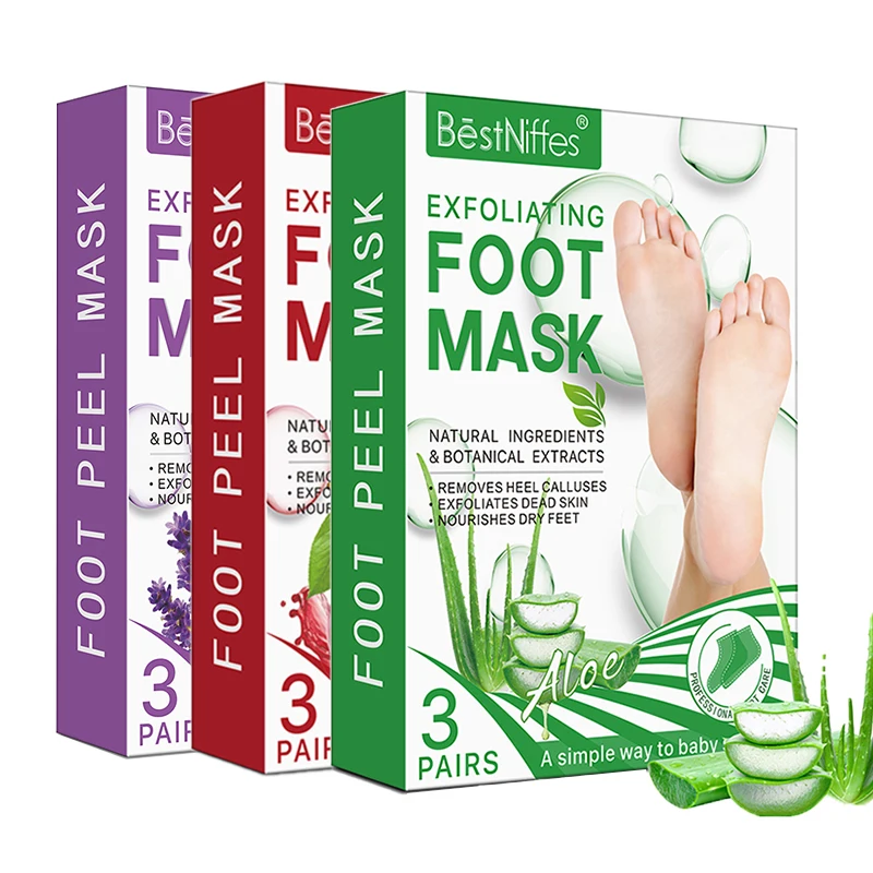 

OEM Private Label High Quality Foot Peel Mask Natural Ingredients Moisturizing Exfoliating Foot Mask for Foot Skin Care