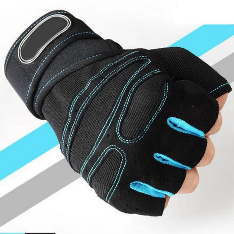 

anti slip tape waterproof Gym Fitness Rowing Running Gloves Touch Screen Cloth Waterproof Anti Slip, Black