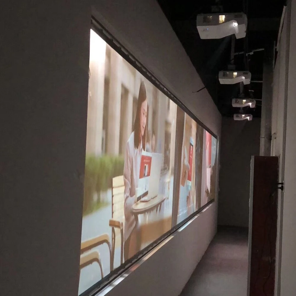 

high contrast holographic rear projection film, Dark grey