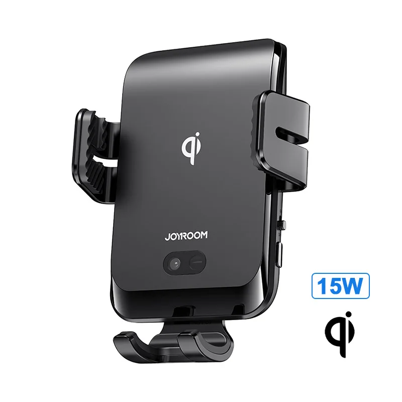 

FCC CE ROHS infrared induction Car mobile Mount Air Vent Qi certified 10W 15W Wireless fast Charging Car phone Charger Holder