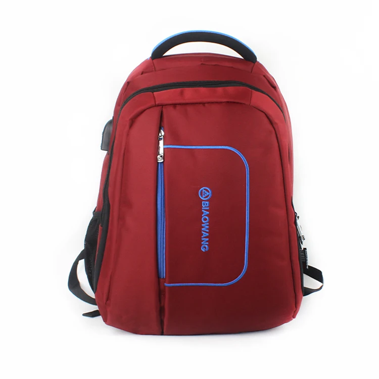 

High Quality Water Resistant Laptop Backpack Breathable Traveling Usb Backpacks Unisex Large Capacity Backpack Bags With Stock, Purple,red,black,blue,brown and customized