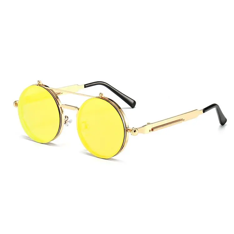 

Round Shape New Design Doube Brige Metal Sunglasses