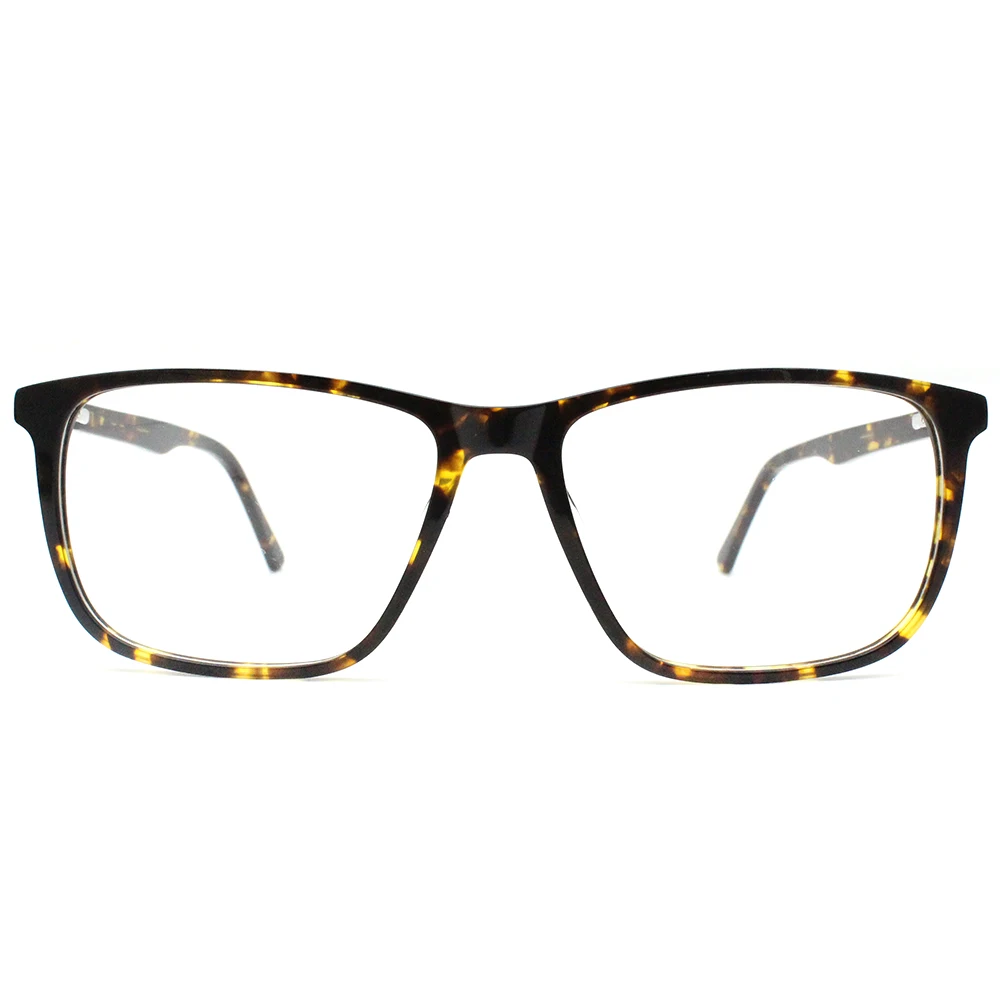 

Designed eyeglasses for Men Acetate optical frames black gray tortoise Rectangle Male wholesale eye glasses frames