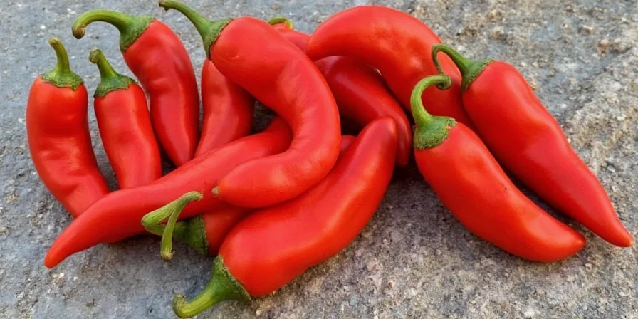 DIY hot sauce made with red serrano peppers