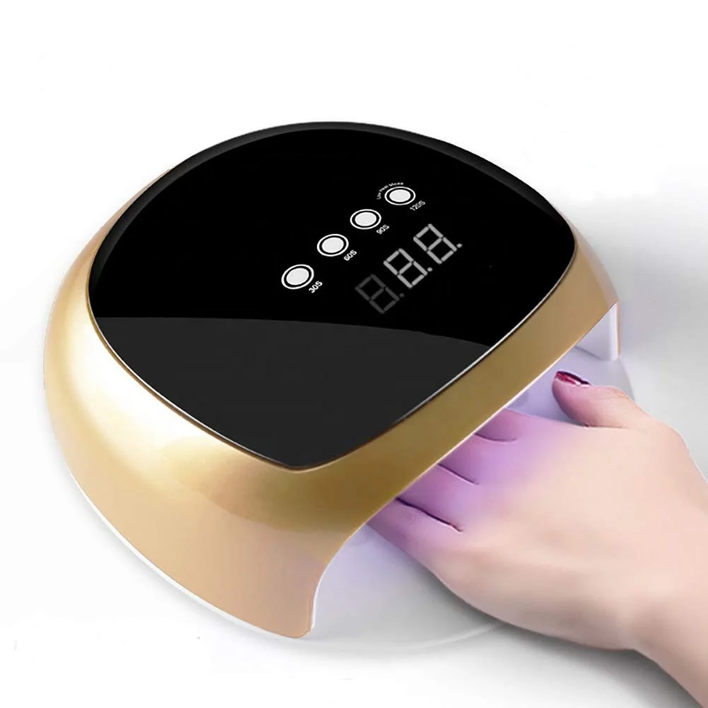 

Biumart Electric UV LED light Beauty Salon Nail Polish Dryer Lamp White 24W UV LED Lamp Nail Dryer