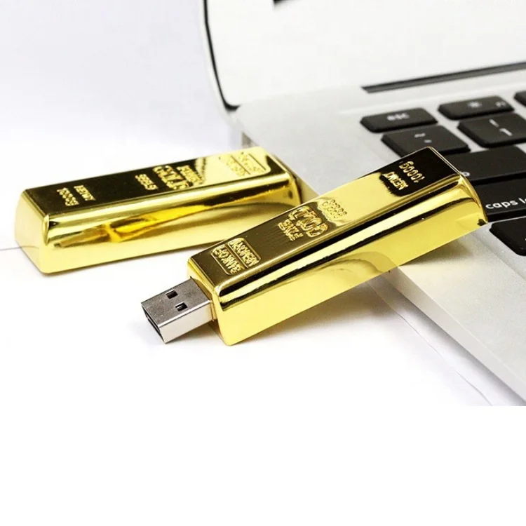 

Gold Bar Usb 128gb Pendrive A Pen 64gb Usd Flash Drive With Wholesale Price