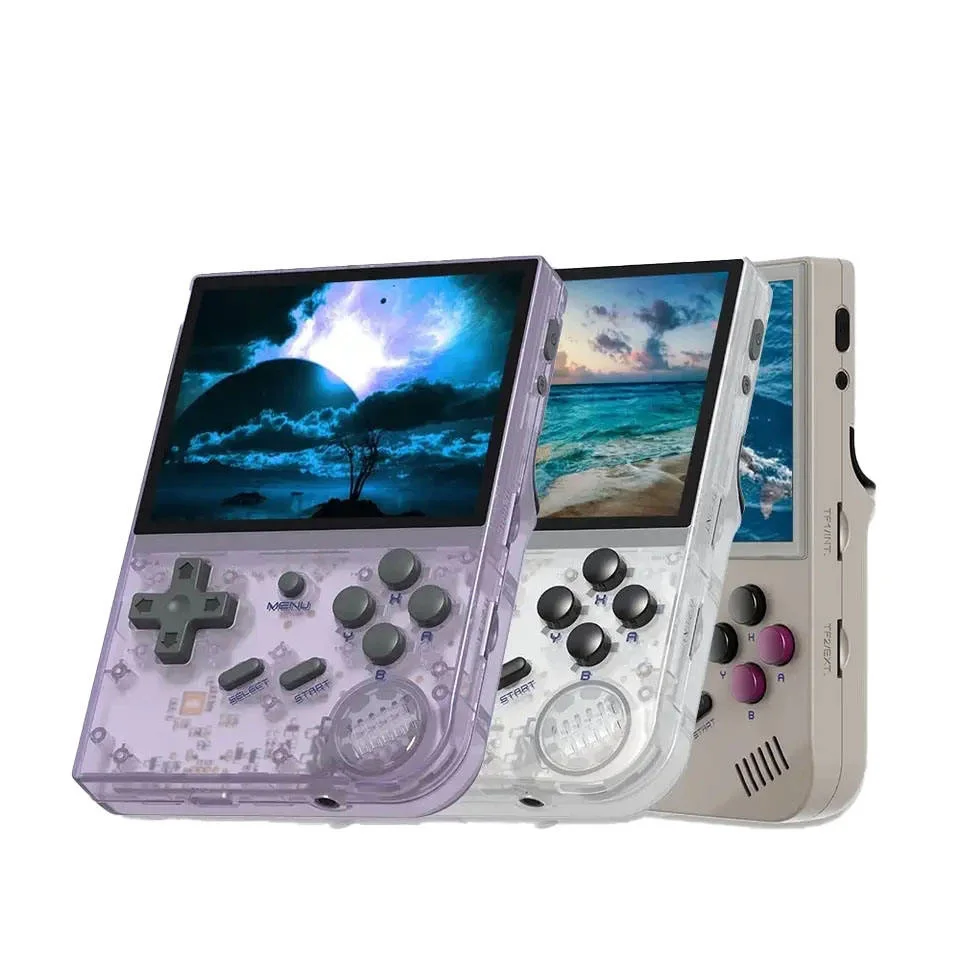 

Wholesale Rg35xx Handheld Game Console 3.5 Inch Screen Portable Pocket Video Game Player Kids Gifts Handheld Game Player Gameboy