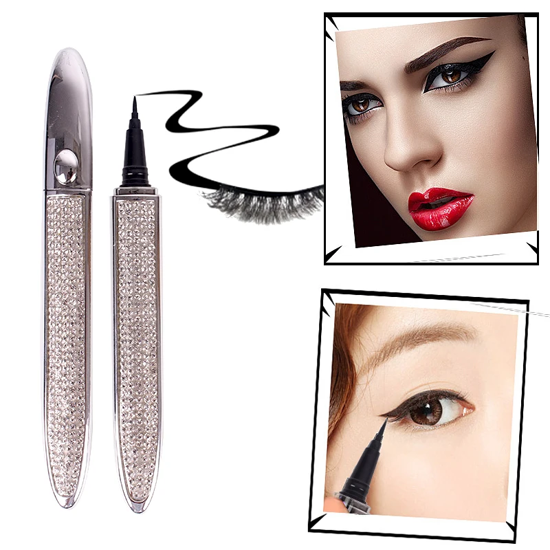 

Multifunction 2 In 1 New Design Eye Make-up Waterproof Liquid Magnetic Lashglue Adhesive Eyeliner Glue Pen