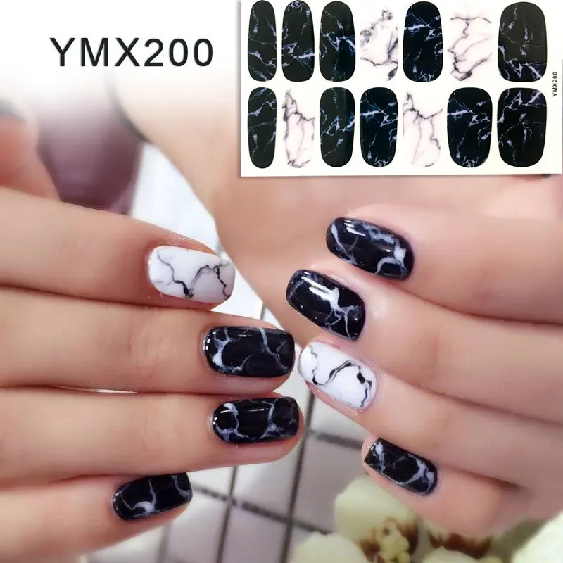 

ZY0138B high quality nail stickers real nail gel polish nail strips, Multiple colour