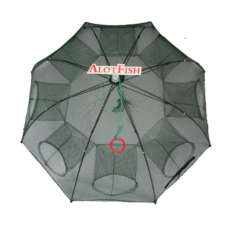 8 Entrance Durable Umbrella Fishing Trap Eels Shrimp Crab Trap Buy