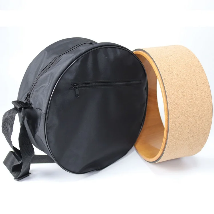 

Hot sales Yoga wheel storage Suitable for clothes fit Nylon material canvas yoga bag with custom logo, Black