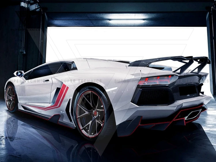 Rev Torado Style Carbon Fiber Rear Spoiler Rear Wing For Lamborghini