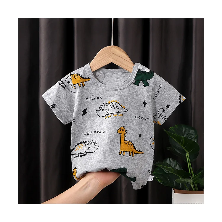 

Factory Direct Baby T-shirts Boys Short Sleeve cartoon T-shirt