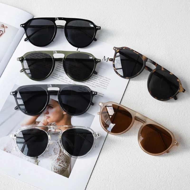 

Personality large frame polarized sunglasses sun glasses retro unisex TR90 sunshade sunglasses sunglass