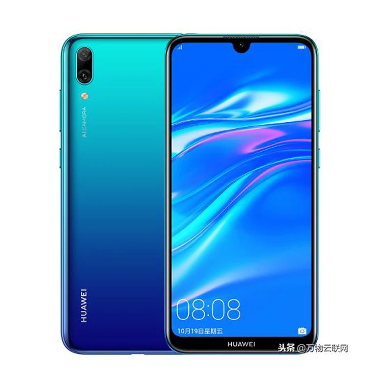

unlocked used phone for Huawei Y7 Prime 2019 original refurbished smart phone 4+64GB 6.26inch