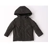 Stock Winter Boy Hooded Jackets Fur Lining Windbreaker Child Winter Jacket