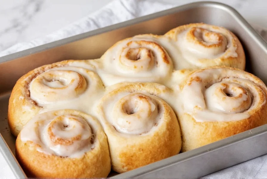 tik tok cinnamon rolls with heavy cream