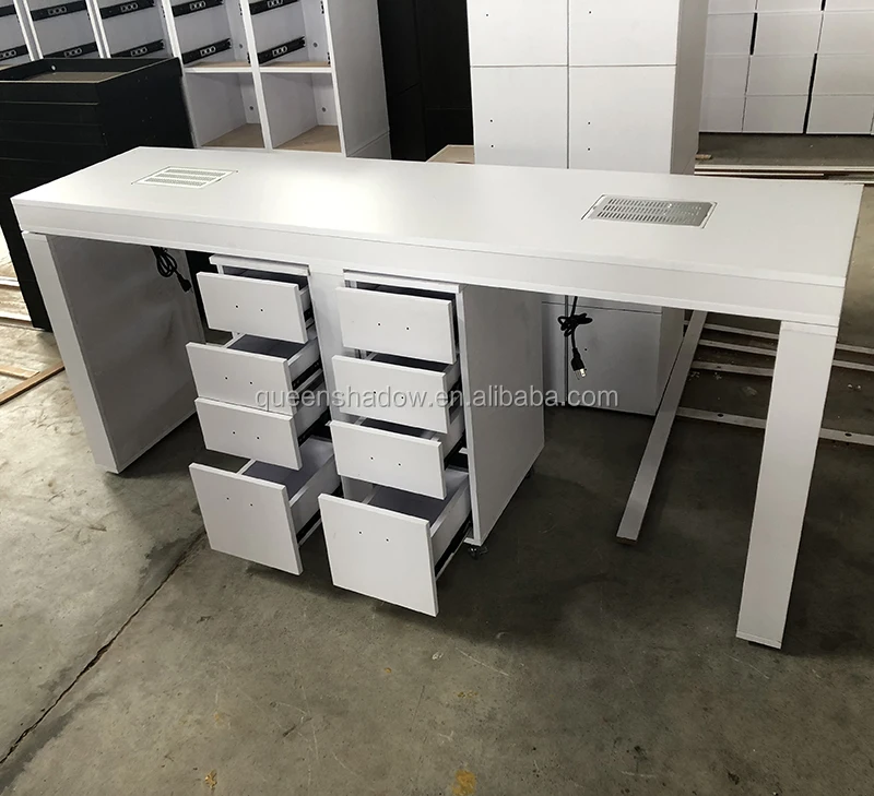 Beauty Nail Salon Furniture Package Nail Bar Desk Manicure Table Used Pedicure Chairs Luxury