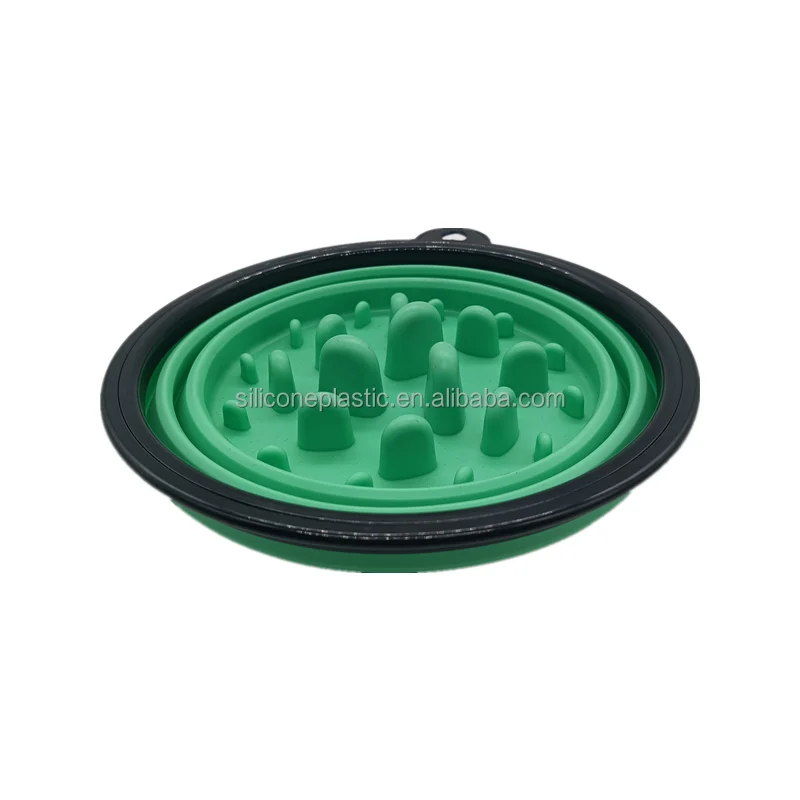 

2021 new design custom portable pet bowl foldable, Customized color