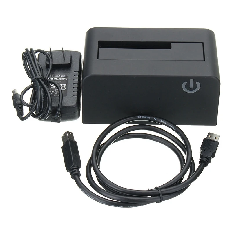 Super Speed USB 3.0 SATA External Hard Drive Dock 3.5 2.5 HDD Docking Station New HDD Case With Auto S p Touch Button