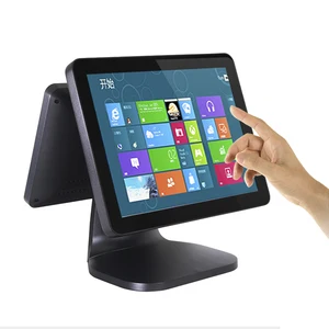 CJ Legend A5D Desktop PC All One POS System Dual Touch Screens