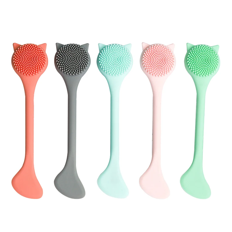 

Soft Silicone Facial Cleansing Brush Exfoliating Pore Cleansing Brush Soft Cleaning Brush, Customized color