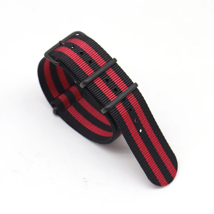 

Watch Strap Band Manufacturers Wholesale Custom Multiple Colour High Quality Adjustable Nylon Watch Strap Band