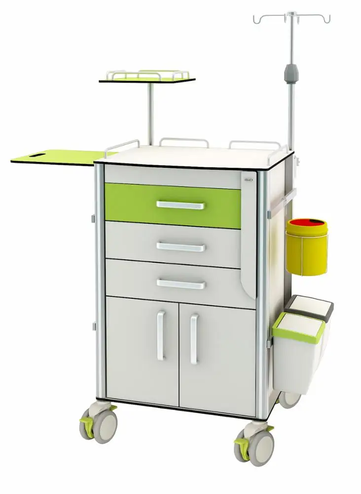 
OEM Hospital storage cabinets hospital bed table medicine trolley carts storage cabinet ,medical cart ,hospital furniture 