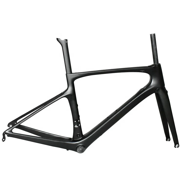 

ultralight ud carbon road bike frame carbon fibre racing bicycle frame700c accept painting racing road bike size 49/52/54/56/58, Black